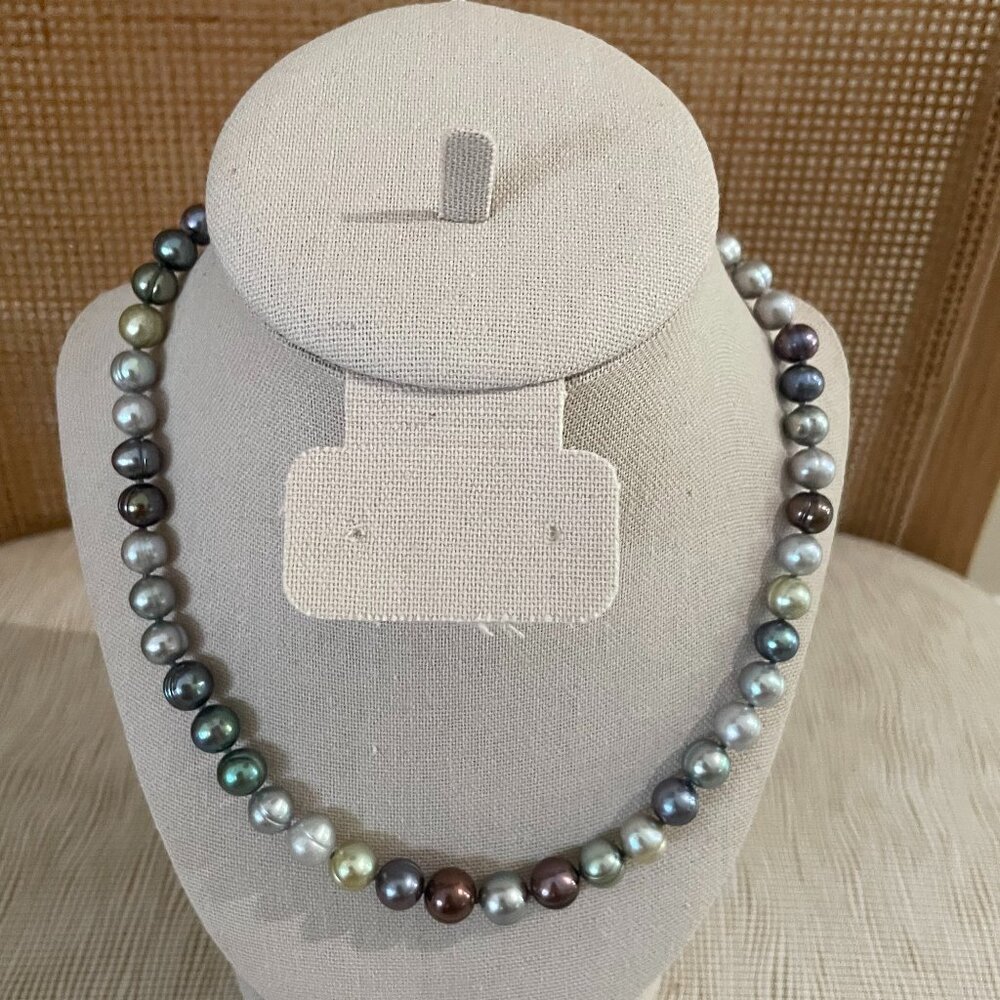Honora 18.5" Freshwater Fresh Water Pearl Multicolored pearl Necklace - Picture 2 of 11